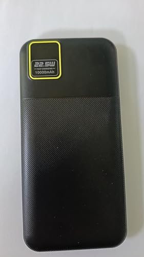 ENEGON Power Bank, 22.5W Powerbank 10000mAh Charge Rapide (Entrée et Sortie USB C), PD 3.0 QC 4.0 Batterie Externe pour Téléphone Portable, 3 Sorties 2 Entrées Alimentation de Charge Portable.