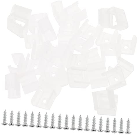 100 Stück Silikon-LED-Halterungen for LKW-Glühbirnen, Nebelscheinwerfer, Clips, LED-Lichtleisten, Neon-LED-Lichtschlauch, Kabelbinder, rote Außenlicht-Clips, Lichtleisten-Befestigungsclips/4551