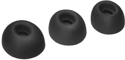 3 Pairs Earbuds Tips Replacement Compatible for JBL Tour Pro 2, Soft Silicone Ear Tips Headphone Eartips Buds Cups Headset Ear Caps Sleeves (S/M/L) (black)