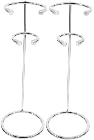 Mobestech 2piezas Soporte Batidor Mano Base Espumador Organizador Cocina Acero Inoxidable Diseño Versátil