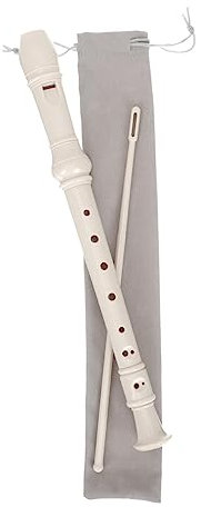 GOOHOCHY 1 Satz Klarinette für Anfänger Musikinstrument aus Abs mit Praktischem Stoffbeutel für Musikalische Bildung und Spaß Weißes Design