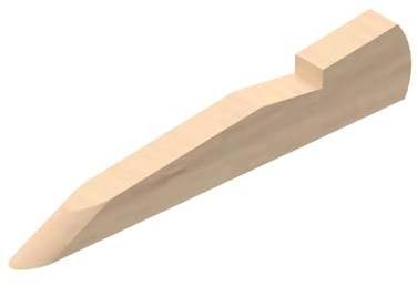Ulmia Holzkeil für Hobel (für Simshobel, Absatz-Simshobel, Tischlerwerkzeug, Schreinerbedarf, für präzise Hobelarbeiten, Werkstattbedarf, Handhobel Zubehör, Ersatzteil) 01.9041