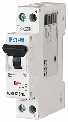 Eaton 279161 Disjoncteur, 25 A, 1 + N, C-Char