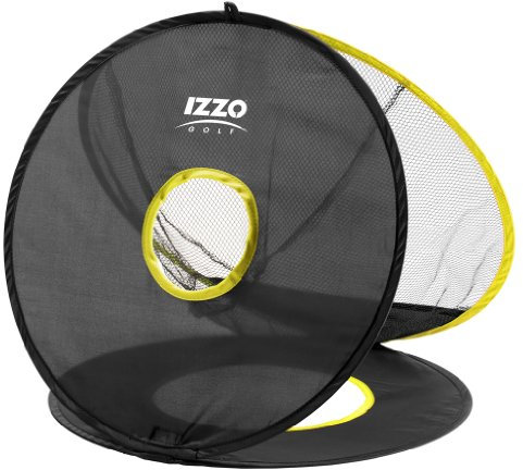 IZZO Golf 20032 Triple Chip Net, Black / Yellow
