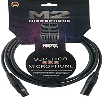 Klotz M-2 Microphone Cable 15M Xlr F. / Xlr M, Schwarz
