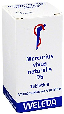 Mercurius Vivus Naturalis D 6 Tabletten, 80 St