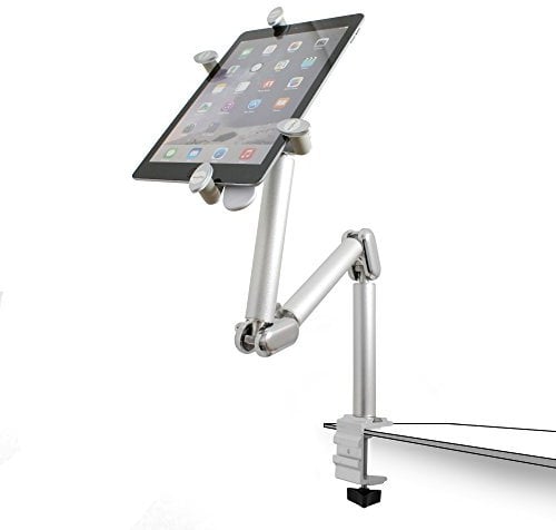 System-S Universal Schwanenhals Tisch Halterung Halter 3-gelenkiger Haltearm Haltearm für Tablet PC's ebook Reader