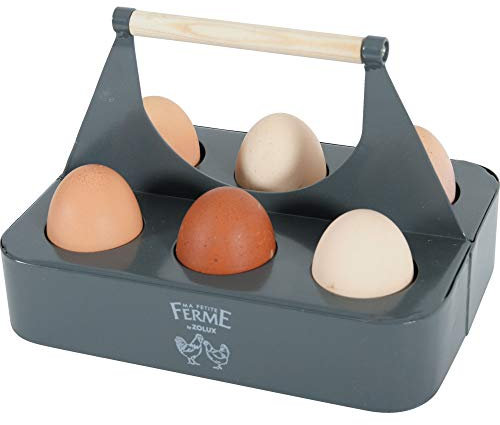 Zolux Porte Oeufs Metal Ardoise