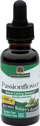 Nature's Answer Passion Flower 2000 mg, 30 ml - Alcohol Free, Super Concentrated Liquid Herbal Tincture Supplement Drops - Natural Calming Botanical - Non-GMO, Gluten-Free, Vegan