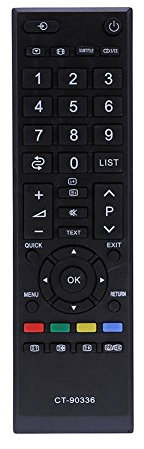 Junerain Universel télécommande de télévision pour Toshiba CT-90326 Ct-90380 Ct-90336 Ct-90351