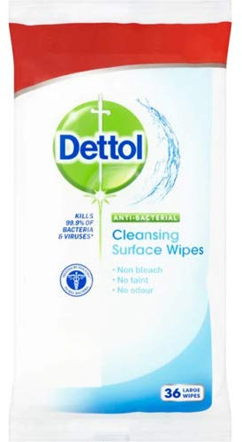 Dettol Cleansing Surface Wipes 36S