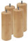 AltoBuy ELEA - Jeu de 4 Pieds 20 cm Naturel pour sommier tapissier