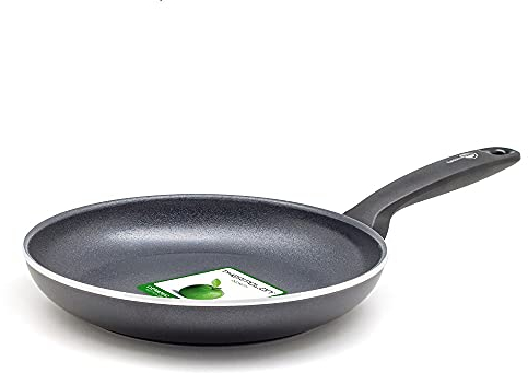 GreenPan Andorra Poêle à Frire Antiadhésive 24cm sans PFAS, Noir