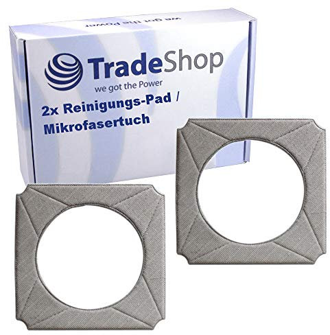 2x Hochwertiges Reinigungs-Pad/Mikrofasertuch/Wischtuch waschbar für Ecovacs Winbot W-950 W950 W950-SW