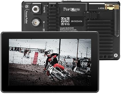 Portkeys BM5 III WR Monitor Cámara 5,5 2200nit HDMI/3G-SDI - Control Inalámbrico y por Cable para Red, Sዐոy, BMPCC, Canዐո, Tilta - Monitor de Campo Touch Focus