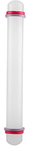 Rouleau à pâtisserie, Rouleau antiadhésif avec anneau de guidage d'épaisseur pour fondant, pizza, pâtes, gâteau, biscuits, Matériau de qualité alimentaire, Accessoires de cuisson pour pâtisseries