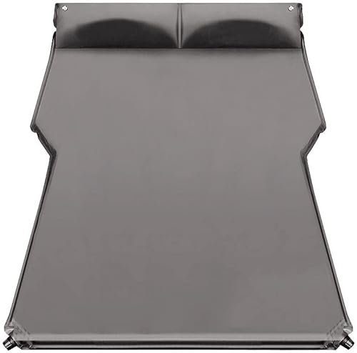 Lescars Auto Luftmatratze: Selbstaufblasendes XXL-Autobett mit 12/230-V-Luftpumpe (Matratze, Auto Luftbett, selbst Aufblasbares Kissen)