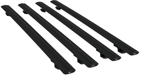 MDAK Kompatibel mit Mercedes Vito 2 (W639) Post-Facelift 2010-2014 Basic Model Universell Relingträger Dachträger Auto Gepäckträger Schwarz Aluminium 4 Stangen