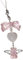 jebyltd Süßer Bowknot Bär Anhänger Handy Straps Lanyard Pocket Keychain Strap