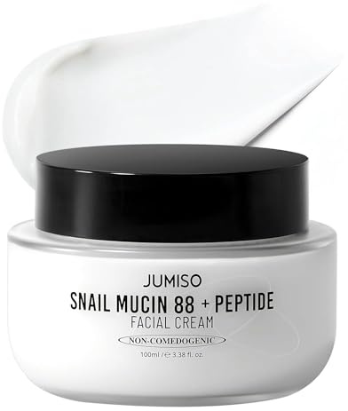 JUMISO - Schneckenmucincreme 88 + Peptide 100ml | Kbeauty für empfindliche Haut, beruhigt Akne, stärkt die Haut