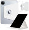 iPad Air-6. (13'') 2024 Hülle, DMaos Magnetic Abnehmbare Smart Cover, Faltbarer Ständer, 360° drehbar - Weiss