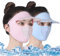 2pcs Sonnenmaske Abdeckung Sonnenschutzmittel Gesicht Schleier Multifunktionales Vollgesichts -EIS Seide UV Schutz Sonnenschutz mit Augenschild für Mädchen Wandern
