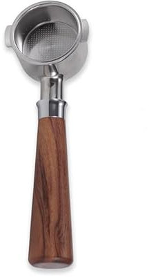 Spryaut Replacement 51mm Bottomless Portafilter for DeLonghi EC221, EC260, EC330S, ECOV31, EC152, ECO310, EC230 Espresso Machine - Coffee Filter Handle Holder with Cup Basket