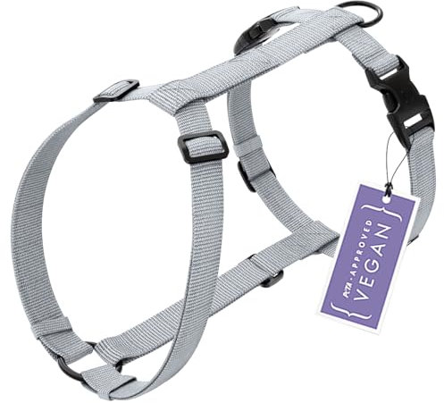 STUCH - Hundegeschirr Vegan PureControl - verstellbar, Farbe:Grau, Größe:XS