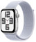 Apple Watch SE de 2.ª generación GPS Smartwatch con Caja de Aluminio en Plata de 44 mm y Correa Loop Deportiva Azul Nube. Monitores de entreno y sueño y Neutro en Carbono