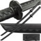 Verlustverkauf Zwei Polypropylen Katana Schwert Set Fechtpraxis Japanisch Trainings Samurai Schwert 101cm
