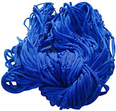 BESPORTBLE Outdoor Leisure Bed Rope for Swing Hiking Camping Rope Hammock Swing Camper Outdoor Swing Hanging Mesh Swing Garden Hammock Swing Hammock Parachute Mattress Camping Fan Kit Blue