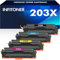 4-Pack 203X Tonerkartusche Kompatibel für HP M281fdw Toner Color Laserjet Pro MFP M281fdn M280nw M281cdw M254nw M254dn M254dw M281 M254 M280 CF540X CF541X CF542X CF543X Schwarz Cyan Gelb Magenta