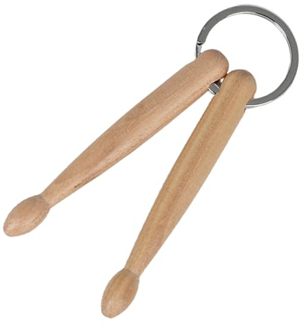 Drumstick Schlüsselanhänger - Mini Drumstick Schlüsselanhänger Auto Schlüsselanhänger Musik Sammlerstück Schlüsselanhänger | Lustiger Rucksack-Anhänger für Männer und Frauen, perfekt für