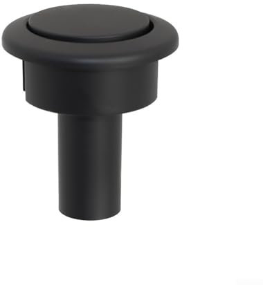 Botón de descarga de inodoro para Siamp para Storm 33A, botón de repuesto para cisterna de inodoro para 34335077, negro (A)