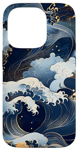 Ocean Waves Nature Japanese Case for iPhone 14 Pro