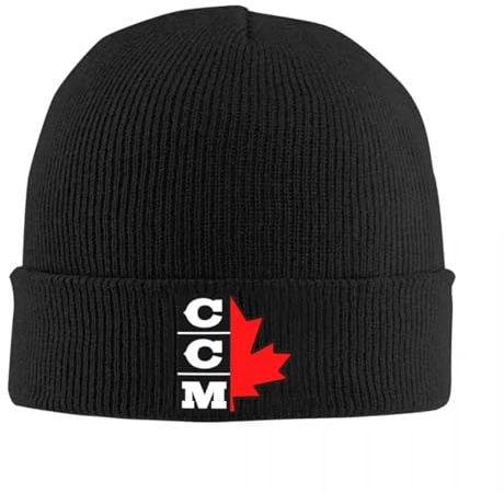 DVRSCVHEN CCM Retro Eishockey Logo Mütze Herbst Winter Skullies Beanies Warmmützen Männer Frauen Kappe