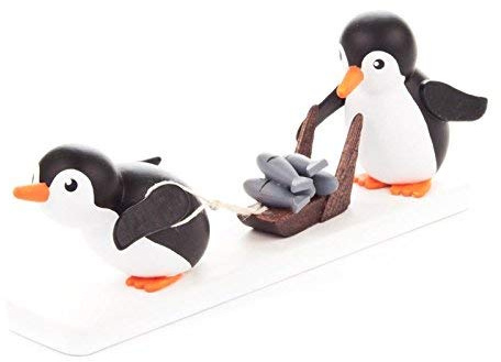 Pinguin 17041 Fischhändler Figur aus Erzgebirge
