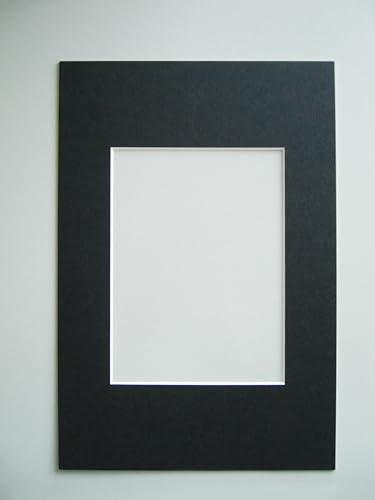 walther design Passepartouts schwarz für Rahmenformat: 50 x 70 cm, Bildformat: 40 x 60 cm Passepartouts PA071B