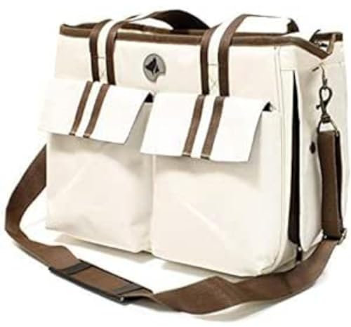 Croci C2078171 Tasche Isabella, 41 x 21 x 31 cm, beige/braun