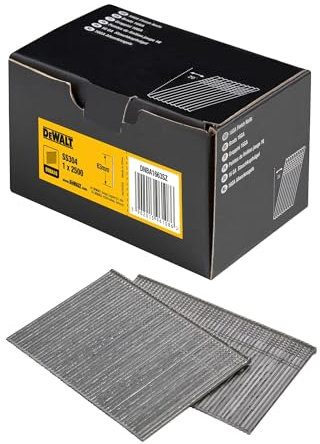 Dewalt stauch chiodo con testa 20 grosse SS 63 mm 2500 pezzi, argento, dnba1663sz