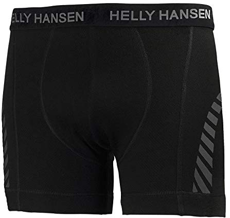 Helly Hansen Mens Hh Lifa Merino Boxer Shorts, Black, M EU