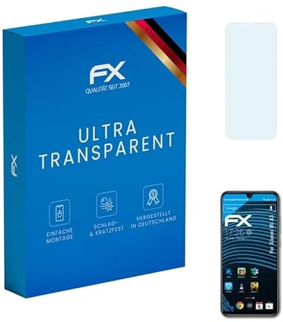 atFoliX Lámina Protectora de Pantalla compatible con Xiaomi Mi A3 Película Protectora, ultra transparente FX Protector Película (3X)