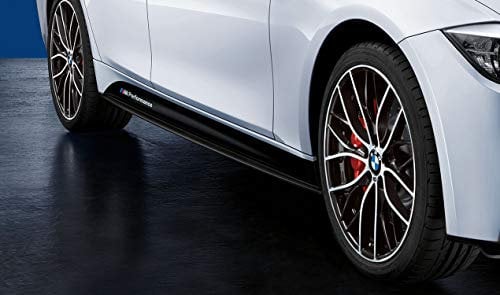 BMW Genuine M Performance Right Sill Attachment Black Matt Fits F30 51192291404