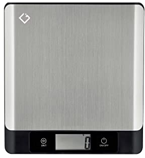 CGI Kitchen Scale Digital 5kg/11lb Cooking Scale with Backlit LCD Display Multifunctional Scale Measures in Grams Food Scale for Baking, Tare Function