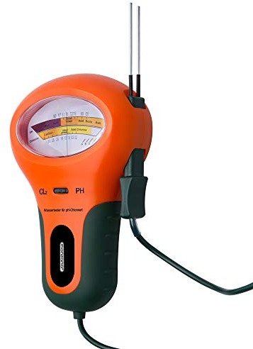 Monzana Wassertester Primeur für PH und Chlor 18x12x5cm