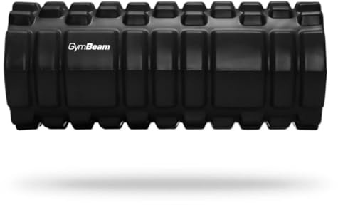 GymBeam M-Roll Faszienrolle - Hochwertiges Schaumstoff-Fitnessgerät zur Blutzirkulation, Entspannung und Dehnung, für Ganzkörper-Selbstmassage, harter Kern mit 3D-Oberfläche