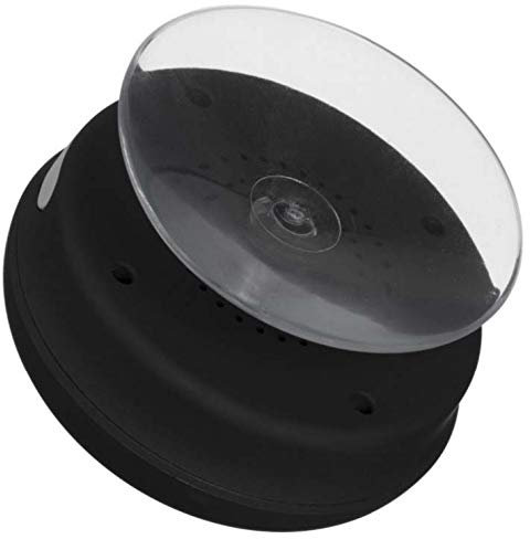 Enceinte Waterproof Bluetooth pour Samsung Galaxy A21 Smartphone Ventouse Haut-Parleur Micro Douche Petite (Noir)