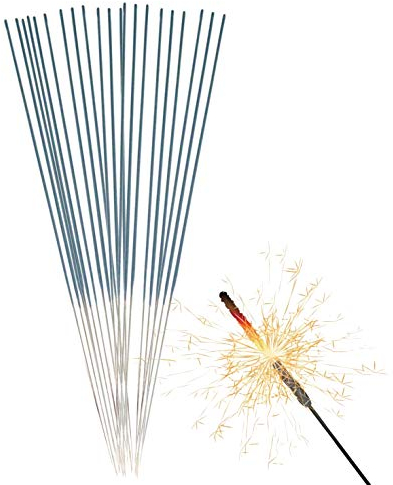 30x XXL Wunderkerzen 28 cm - Sternspritzer & Geburtstagskerzen Fontäne für Partys & Geburtstag & Hochzeit Silvester für Jugendlichen & Kinder