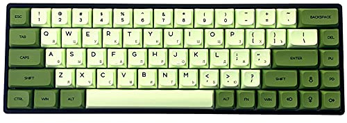 Matcha Keycaps Sublimation PBT Ähnliches XDA-Profil 124 Key Keycap Geeignet für Cherry MX Mechanical Keyboard