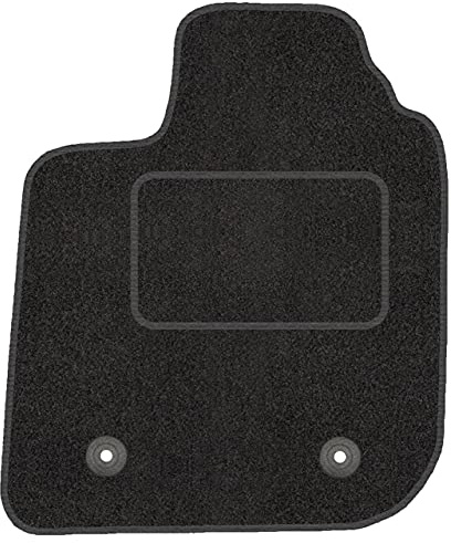 Motohobby Fußmatten passend für Dacia Sandero II Schwarz 1-teilig | Automatten, maßgeschneidert, rutschfest, Schmutzschutz für jeden Tag, Velours